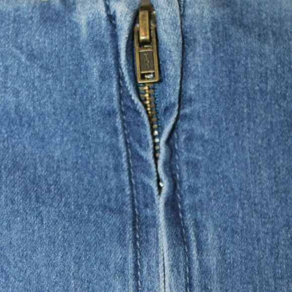 Free People Modern Femme Stretch Denim Jean Mini Skirt Women's Size 4 - Picture 3 of 7